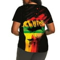 thumbnail image 3 of Moxiu 4th of July Shirts Women Plus Oversized Short Sleeve Crew Neck Patriotic T Shirts American Flag Graphic Tees Summer Tops 2025 Multicolor,XXXXL, 3 of 5