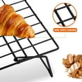 thumbnail image 2 of Rejillas para Enfriar Pasteles, 3 Rejillas para Hornear Apilables, Acero Inoxidable Antiadherente, 40 x 25 cm, Adecuadas para Enfriar Galletas y Pasteles Grandes, 2 of 5
