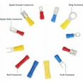 thumbnail image 3 of 280 Piezas Terminales Eléctricos, Terminales Eléctricos para Coche, Conector Eléctrico, Terminales Planos y Terminales de Horquilla, Surtido de Conectores de Engarzado Aislados, 3 of 5