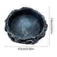 thumbnail image 4 of FEOLGEHLY Slow Feed Reptile Feeding Bowl Resin Feeding Bowl, Non Skid Simulated Rock Food Water Dish for Dog Cat, Practical Pet Feeding Accessories, 4 of 6
