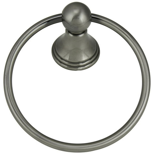 Jado Classic Victorian Antique Nickel 6" Towel Ring 508150.444