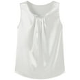 thumbnail image 3 of Silk Satin Tank Tops for Women Scoop Neck Sleeveless Camisole Tops 2025 Summer Basic Blouses, 3 of 7