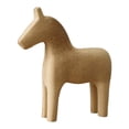 thumbnail image 3 of Escultura de caballo de madera sin terminar para pintar, juguete, estatua de caballo sin pintar Estilo C, 3 of 9