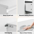 thumbnail image 5 of Hommpa White 6 Drawers Dresser for Bedroom, Chest of Drawers TV Stand Dresser for Closet, Wooden Modern Storage Cabinet for Women Living Room Furniture, 5 of 13