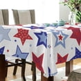 thumbnail image 3 of Coolnut Independence Day Rectangle Tablecloth Spill-Proof Polyester Table Cloth Table Cover for Kitchen Dining Picnic Holiday Party Decoration,54"x54", 3 of 7