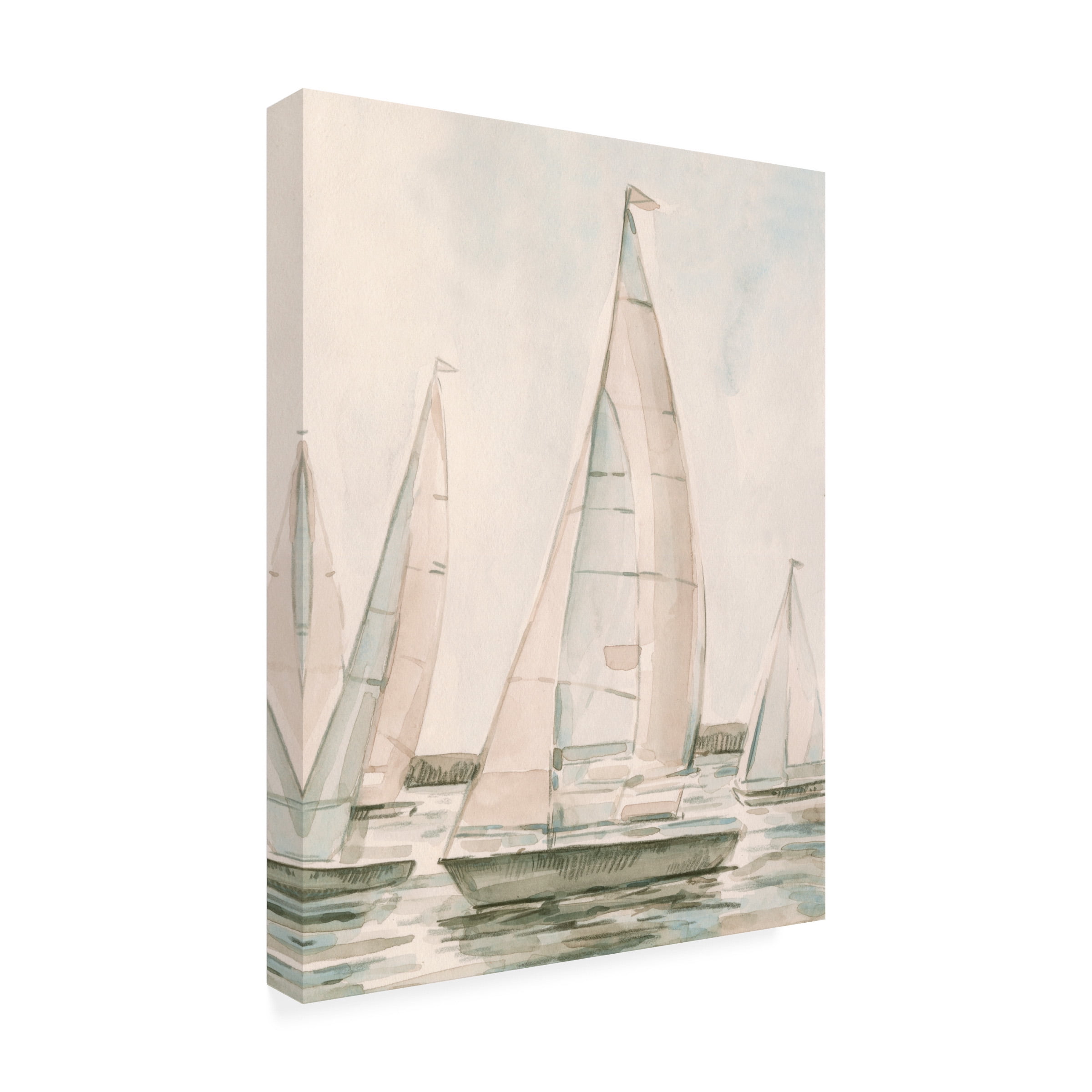 Emma Caroline 'Sail Scribble I' Canvas Art