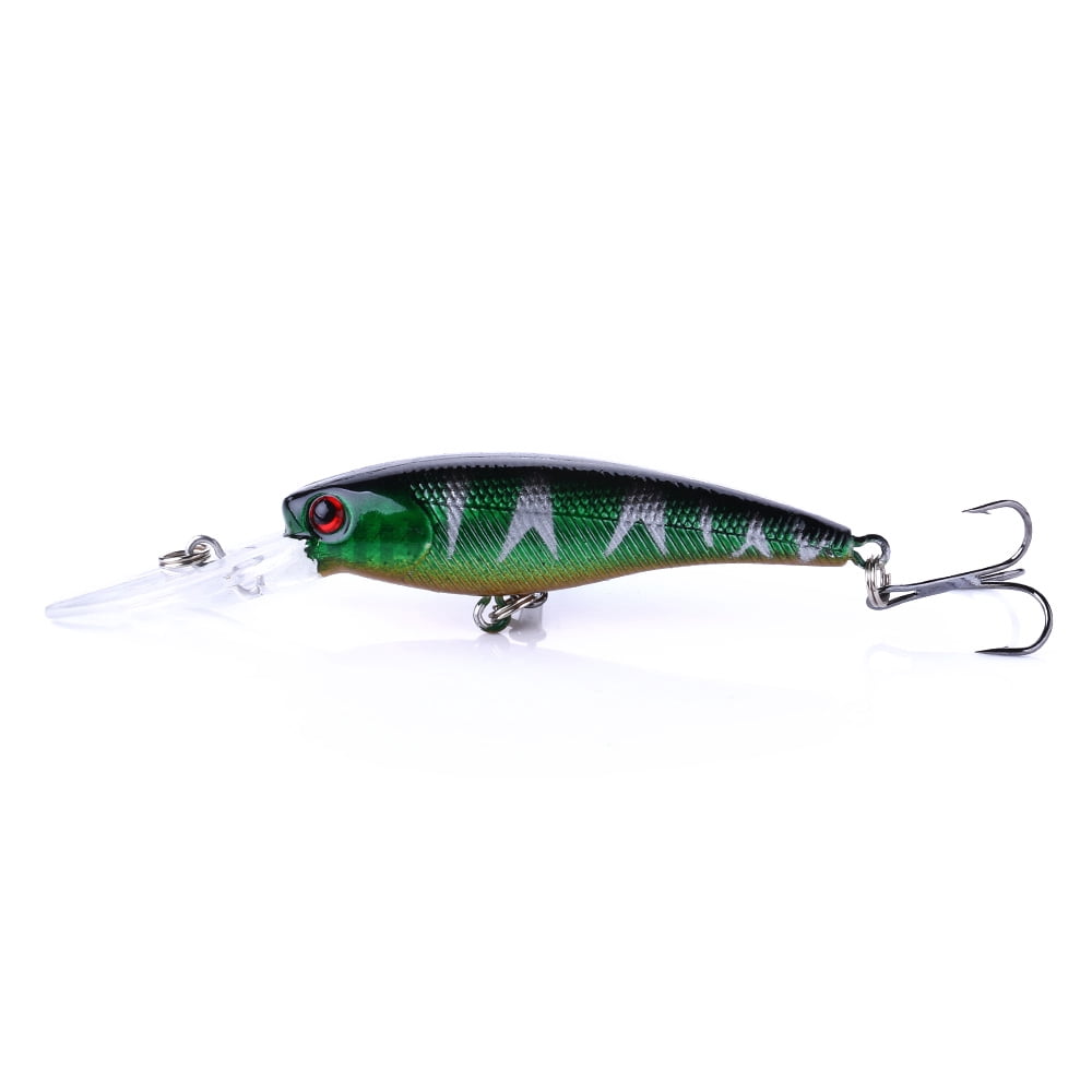 Hengjia Minnow Bass Fishing Lures Set, 10 Count