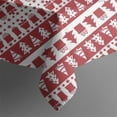 thumbnail image 5 of Red Christmas Pattern Square Tablecloth,Waterproof Square Table Cover,Wipeable Spillproof Washable Table Cover for Home Kitchen Party Decor 60"x60"(152x152cm), 5 of 6