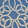 thumbnail image 2 of Noble House Jacyntha 90x63" Indoor Fabric Geometric Area Rug in Navy and Ivory, 2 of 6