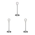 thumbnail image 3 of Baohd Contemporary Table Number Holder Photo Stand for Trendy Hotel Settings Silvery 20cm 3Set, 3 of 6