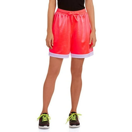 women's ua colorblock basketball shorts