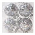 thumbnail image 1 of HEVIRGO 4 Pcs/Set Christmas Tree Ornament Increase Atmosphere Decorative Scene Layout Lightweight Holiday Christmas Tree Decoration Shiny Reflective Classic Xmas Balls for Christmas Party, 1 of 10