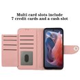 thumbnail image 2 of Premium PU Leather Wallet for Motorola Moto G Play 4G 2024 – Multifunctional Case with Kickstand Card Slots Cash Pocket Wrist Strap Chic Durable Handbag Styled Cover for Moto G Play 4G 2024, Coralpink, 2 of 7