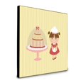 thumbnail image 1 of "Treasures Cake Baker Brunette Yellow Panel wall-decor, Multicolor" Caroline's Treasures BB7255UP88, 1 of 1