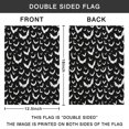 thumbnail image 4 of Black Halloween Bat Silhouettes Fall Garden Flags 12.5"x18" Double Side,Small Yard Flags for Outside,Outdoor Fall Decor,Autumn Funny Garden Flag Yard Decoration, 4 of 4
