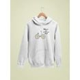 thumbnail image 3 of Wherever You Go Daisy Bicycle Hoodie Women -Image by Shutterstock, Female x-Large, 3 of 4