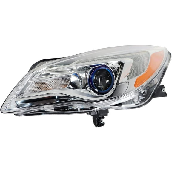 SHZAITOR Replacement for 2014 2015 2016 2017 Buick Regal Halogen Projector Headlight Chrome Left Driver Side GM2503413