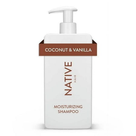 Native Moisturizing Shampoo, Coconut & Vanilla, Sulfate & Paraben Free, 16.5 oz