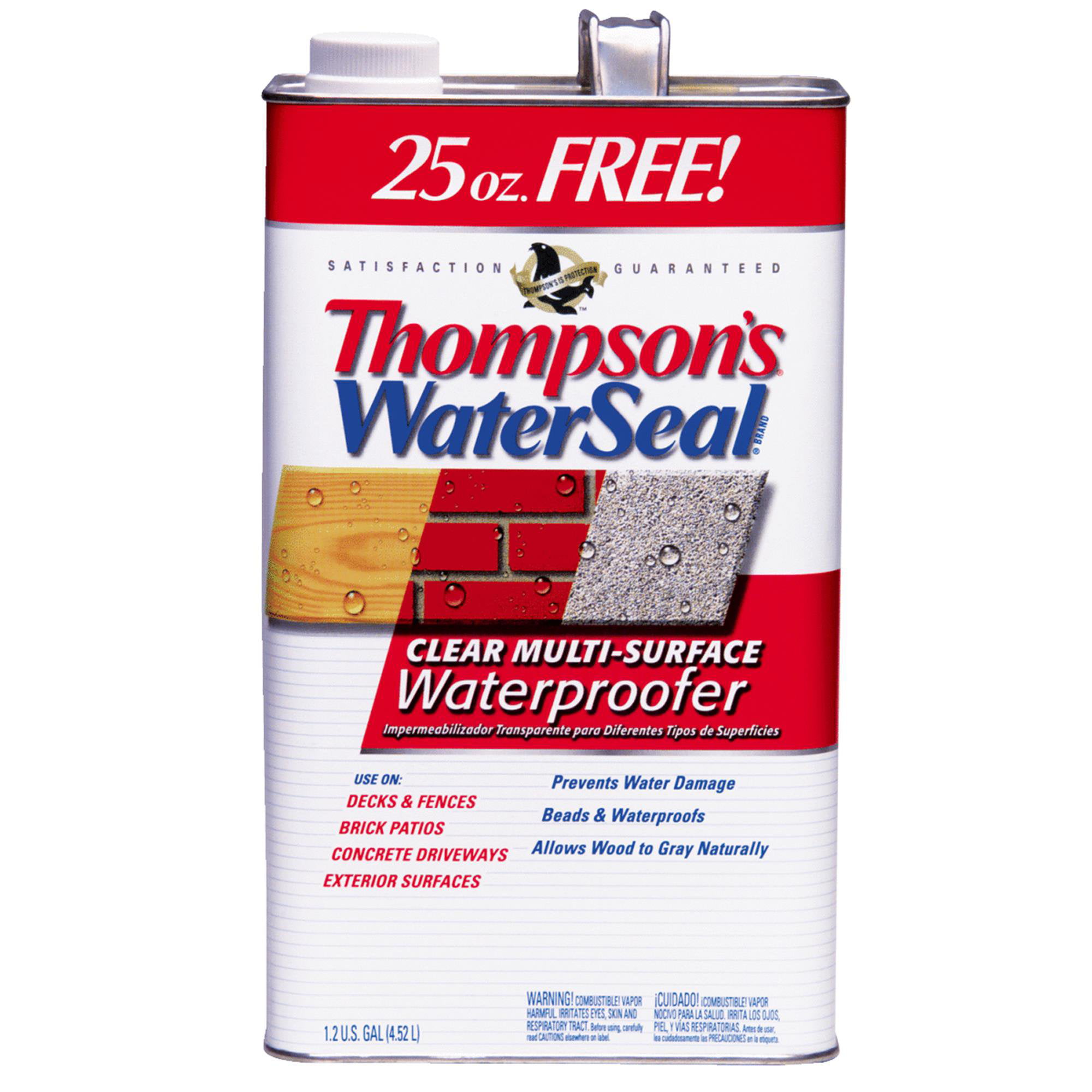 Thompsons WaterSeal VOC MultiSurface Waterproofing Sealer - Walmart.com