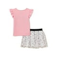 thumbnail image 2 of Star Wars The Mandalorian Toddler Girls Baby Yoda Skirt Set, 2 of 3