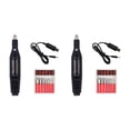thumbnail image 2 of QualitChoice Electric Nail Lime Drill Lime Acrylique Manucure Bit Portable Machine Set Noir 2Set, 2 of 6