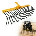 thumbnail image 3 of 48-Inch Heavy Duty Landscape Rake for Tractor, ATV, UTV – 20 Spring Steel Tines, 2" Receiver Hitch, Powder-Coated for Pine Straw,, 3 of 18
