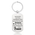 thumbnail image 1 of Europe America Popular Jewelry Keychain Pendant Key Chains Mother's Day Graduation Season Christmas Gift Engraved Metal Keychain Gao Jinjia LED, 1 of 2
