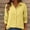 Yellow, variant on Chuancc Womens Button Down Shirts Cotton Linen Long Sleeve Dress Shirts Casual Summer Tops Work Blouses Beige L