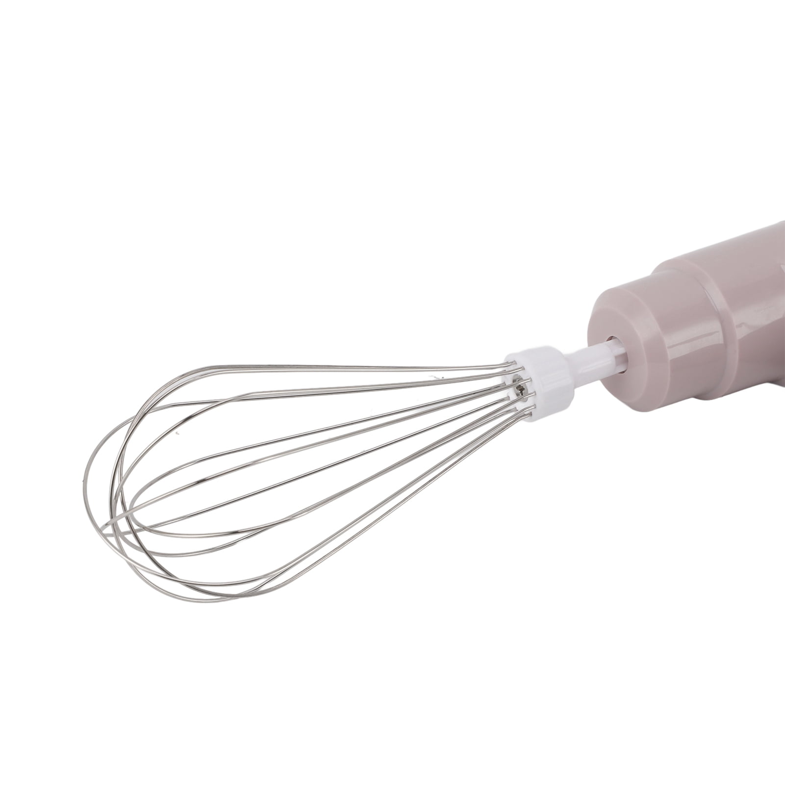 Batteur à Main Électrique Sans Fil - Mini Fouet Rechargeable USB, 4 Vitesses, 2 Fouets Inox - Parfait Pour Pâtisserie, Crème & Gâteaux (Rose)