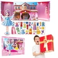 thumbnail image 5 of LEEYNEER 3d Magnetic Quiet Book (London Station) 3d Scene Princess Magnetic Quiet Book Magnetic Suction Dress Up Sticker Cute Girl Fantasy Magnetic Toy Gift, 5 of 5