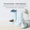 thumbnail image 4 of Distributeur d'Eau pour Animaux Distributeur de Nourriture Auto-Distributrice Gravité Automatique Nourriture Sèche, 4 of 8