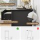 thumbnail image 5 of Yeshouse Cómoda acanalada blanca de 80 cm con 3 cajones, mesita de noche grande y moderna de madera, compacta para dormitorio, sala de estar y pasillo, 5 of 7