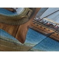 thumbnail image 4 of Ambesonne Marine Quilted Bedspread Set 3 Pcs, Ship Window with Cruise, Queen Size, Multicolor, 4 of 5