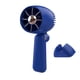 thumbnail image 2 of Ventilador portátil USB de mano | Mini ventilador de escritorio de 3 velocidades para oficina y viajes | Batería recargable de 5000 mAh, plegable y silencioso | Blanco, azul, verde, 2 of 4