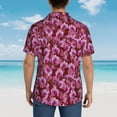 thumbnail image 6 of Goofa Orchids Flowers Hawaiian Shirt for Men, Unisex Summer Beach Casual Short Sleeve Button Down Shirts,Aloha Tropical Floral print shirt-Large, 6 of 9