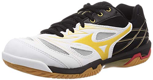 Mizuno] Badminton Shoes Wave Fang NX White x Gold x Black 23.0 cm 3E 