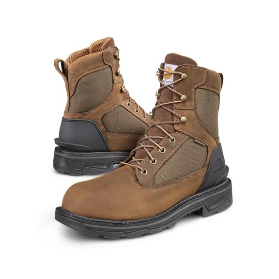 Botas de trabajo Carhartt Ironwood impermeables para hombre, color marrón, 14 W