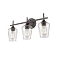 thumbnail image 3 of Ashford 3 - Light Rubbed Bronze Dark Brown Wall Sconce, 3 of 8