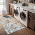 thumbnail image 6 of Roomisland 2'x4' Runner Rug, Washable Non Slip Low Profile Rug with Rubber Backing for Kitchen, Entryway, Laundry Room, 6 of 7