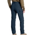 thumbnail image 6 of Men's Convertible Hiking Pants: Quick-Dry Lightweight Water-Resistant Zip-Off Fishing Travel with 5 Deep Pockets Blue 3XL, 6 of 7