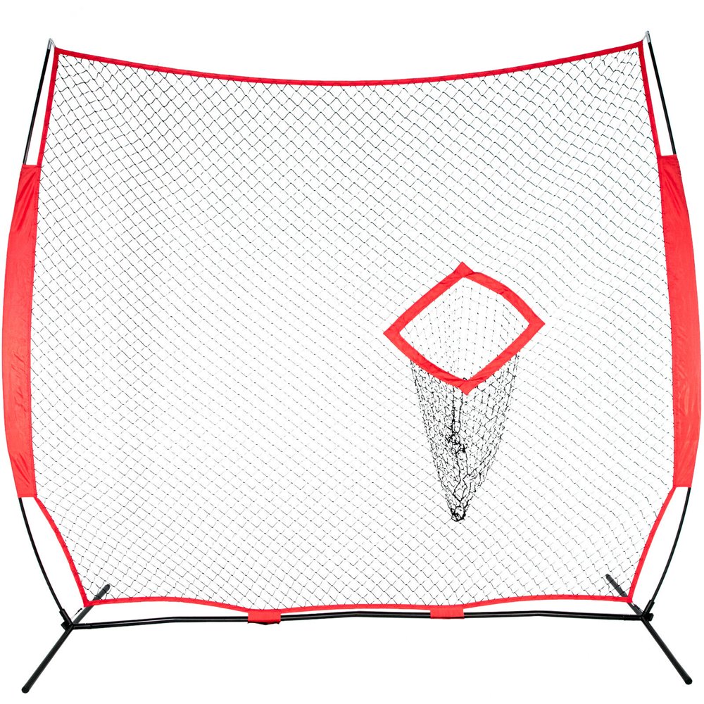 VEVOR 8'x 8' Football Net Football Throwing Net Quarterback Net