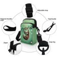 thumbnail image 3 of HELLHERO Love Sloth Design Lightweight Women Messenger Bag 4.33x1.97x7.09 Underarm Shoulder Bag for Adults Double Deck Unisex Polyester, 3 of 5