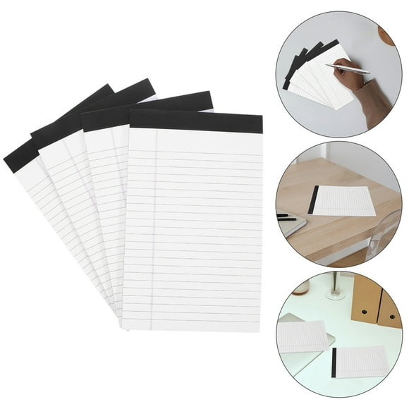 USHOBE 8Pcs Memo Notebook White Paper Notepad Tear Portable for Note Taking