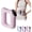 Pink, variant on Deep Tissue Percussion Massage Gun, Ergonomic Fascia Blaster with 3 Modes & 5 Levels, Fascia Ring Massager with Belt for Muscle Relief & Full-Body Relaxation (Pink)
