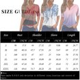 thumbnail image 3 of Women's T-Shirts Summer Tops 2025 Vacation Trendy V Neck Boho Short Sleeve Shirts Casual Loose Comfy Tunics-Multicolor-M, 3 of 5