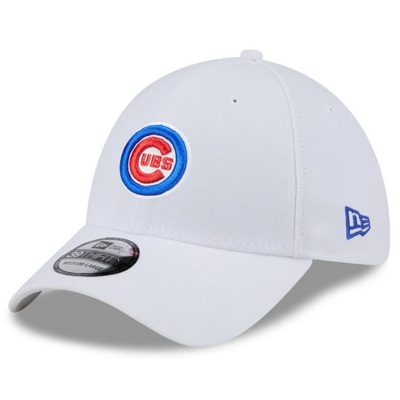 Men's New Era White Chicago Cubs 39THIRTY Flex Hat