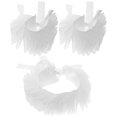 thumbnail image 1 of MOVTOTOP MLINS 1 Set Lace Renaissance Neck Ruffle Collar and Wrist Ruffs Victorian Ruffle Collar Organza Clown Choker Neck Collar Cuff, 1 of 8