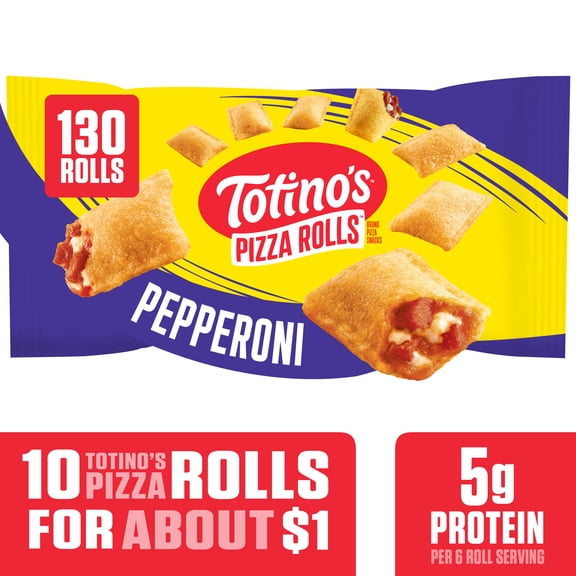 Totino's Pepperoni Pizza Rolls, 130 Rolls (Frozen)