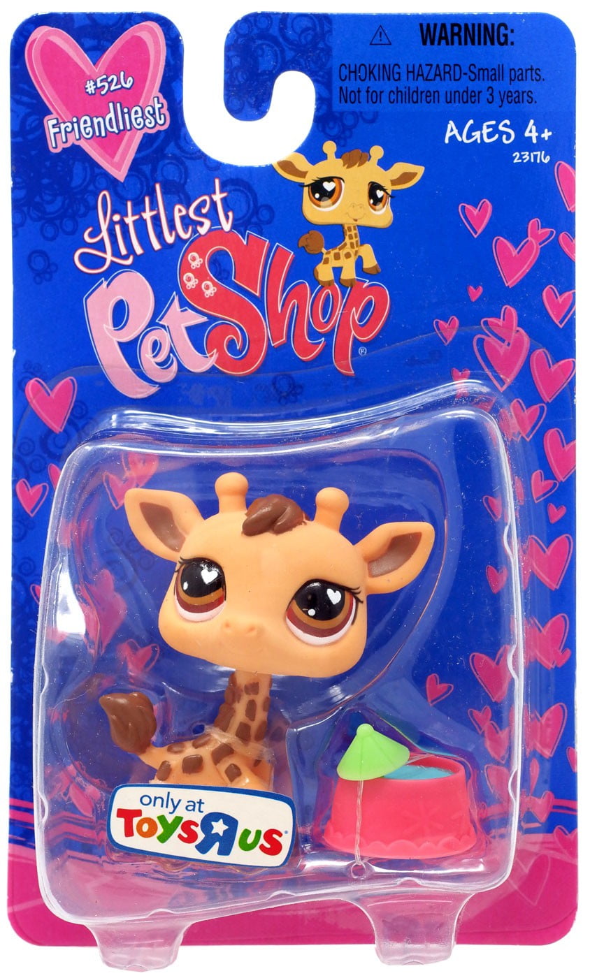 Littlest Pet Shop Lot of 3 Random Different Giraffe Animal Figures Authentic Lps