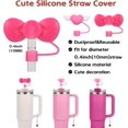 thumbnail image 3 of Juego de Accesorios para la Copa Stanley - Incluye 2 Cubiertas para Pajitas de 0.4 in, 1 Botín Protector de Silicona, 3 Tapones Antiderrames y 1 Charm para Vasos de 30 y 40 OZ., 3 of 4